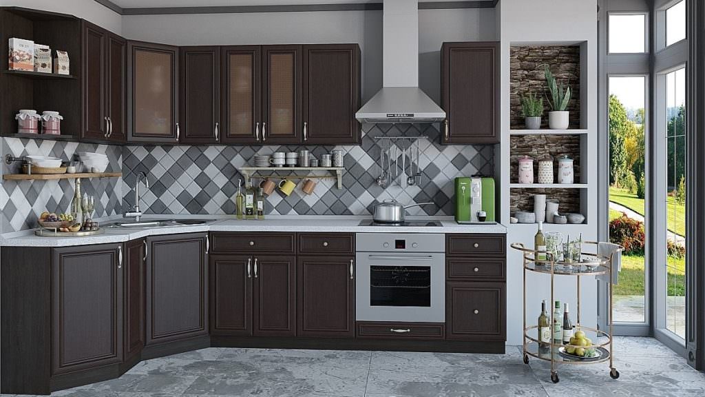Кухня Шоле 03 Thermo Oak