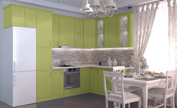  Салатовая кухня Портофино 26 