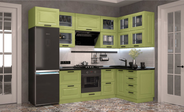  Салатовая кухня Сканди 56 