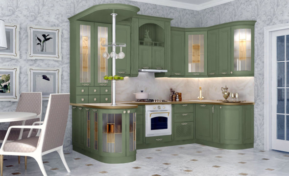  Оливковая кухня Парма 2 