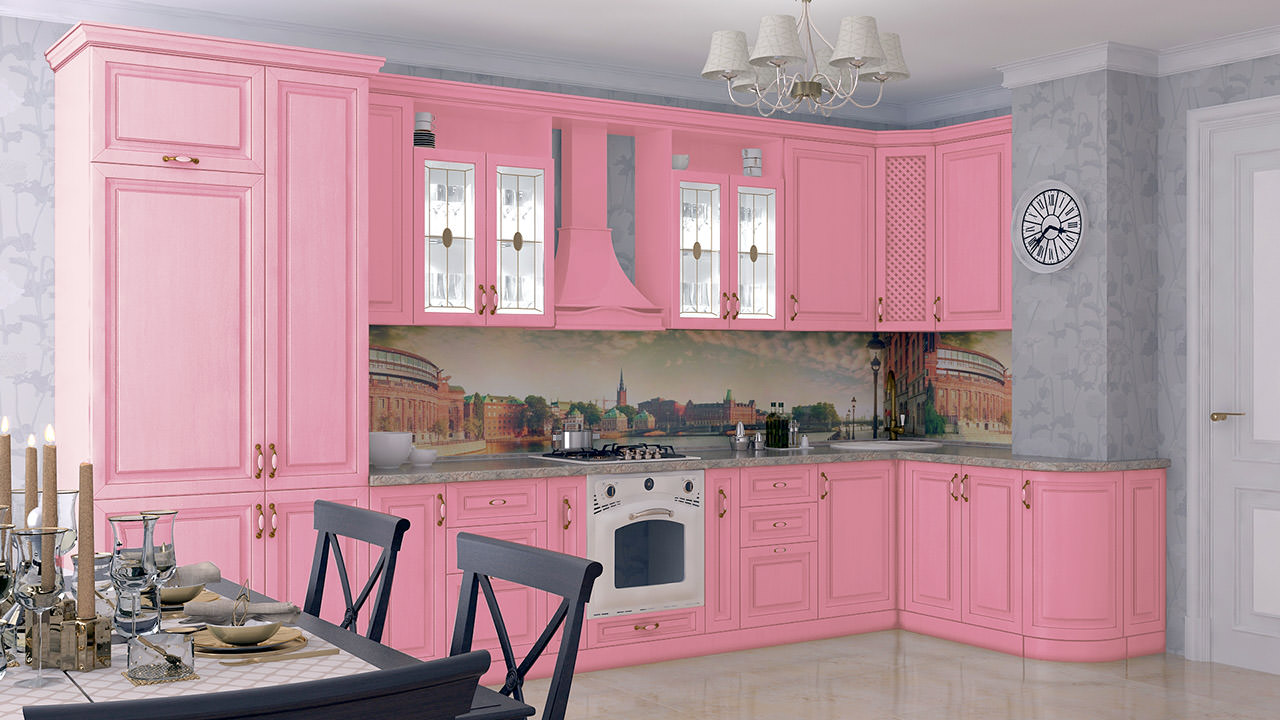  Розовая кухня Ника 3 