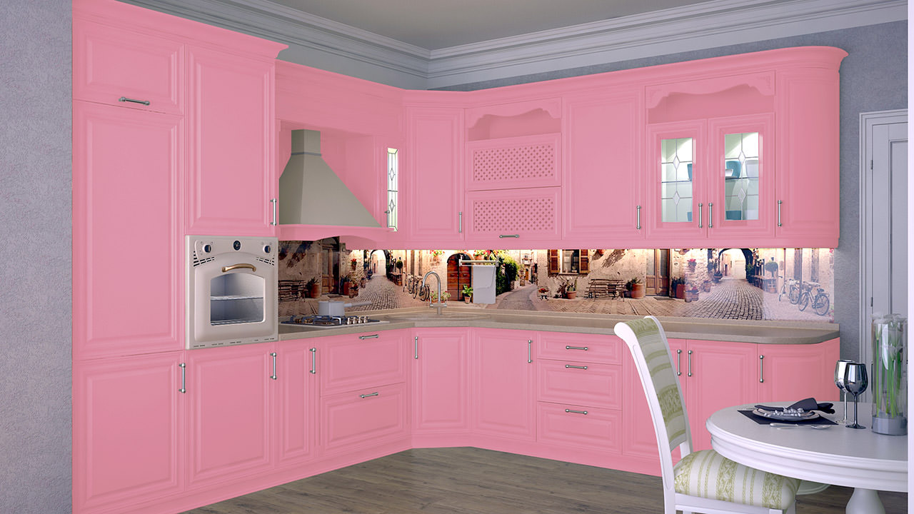  Розовая кухня Ника 4 