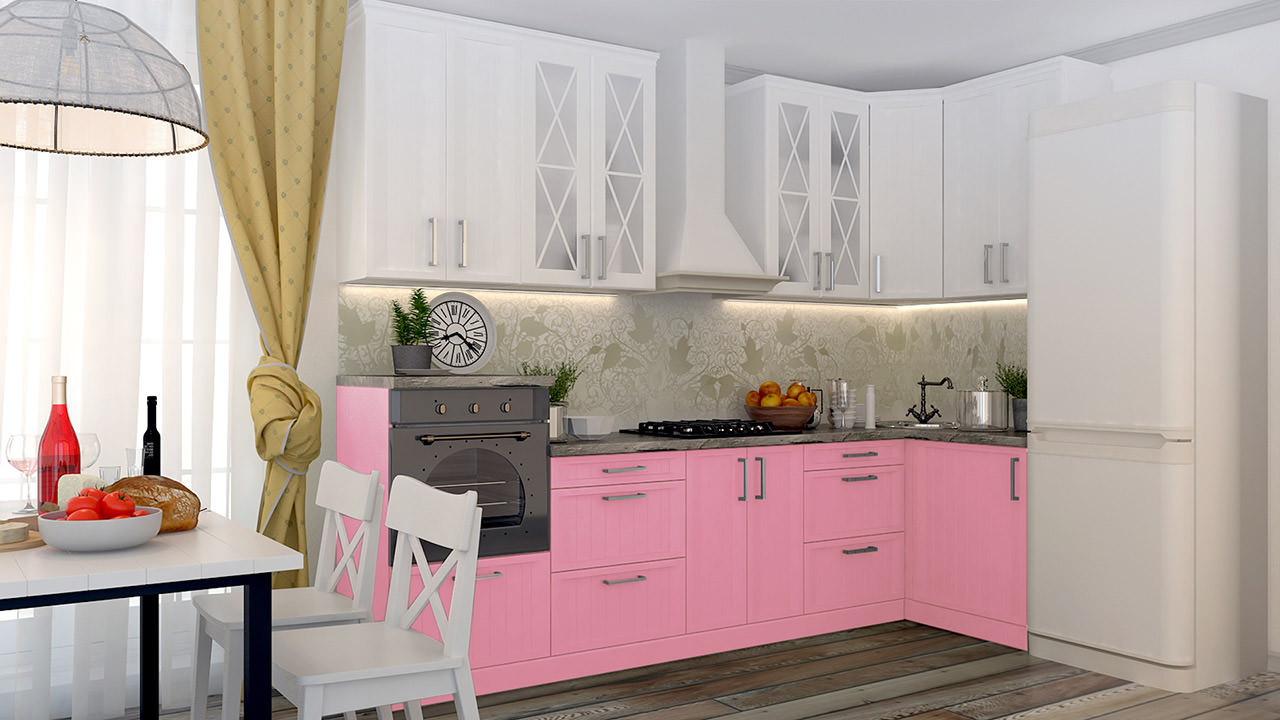  Розовая кухня Портофино 5 