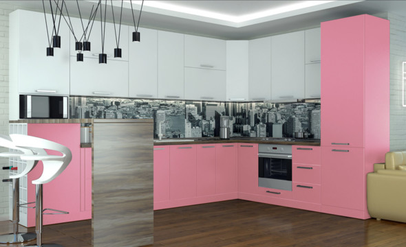  Розовая кухня Турин 53 