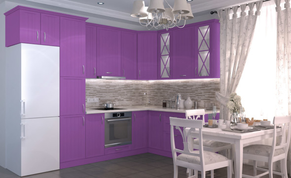  Кухня лилового цвета Портофино 26 