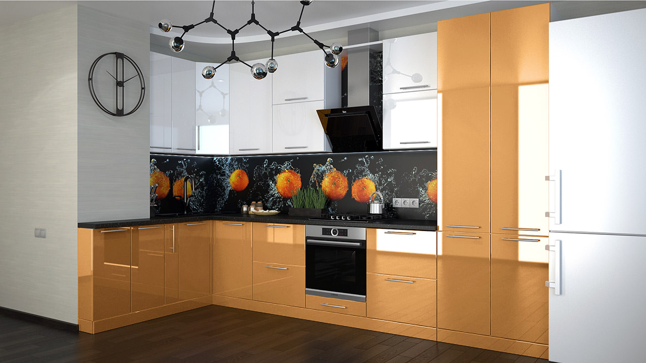  Кухня персикового цвета Кремона 32 