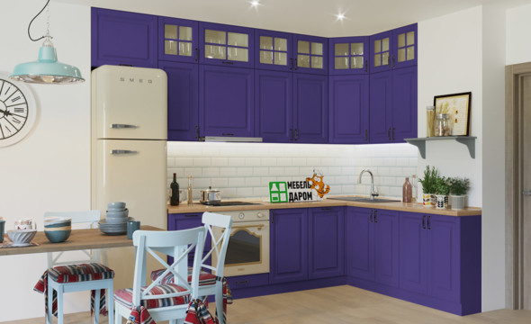  Кухня фиолетового цвета Сканди 161 