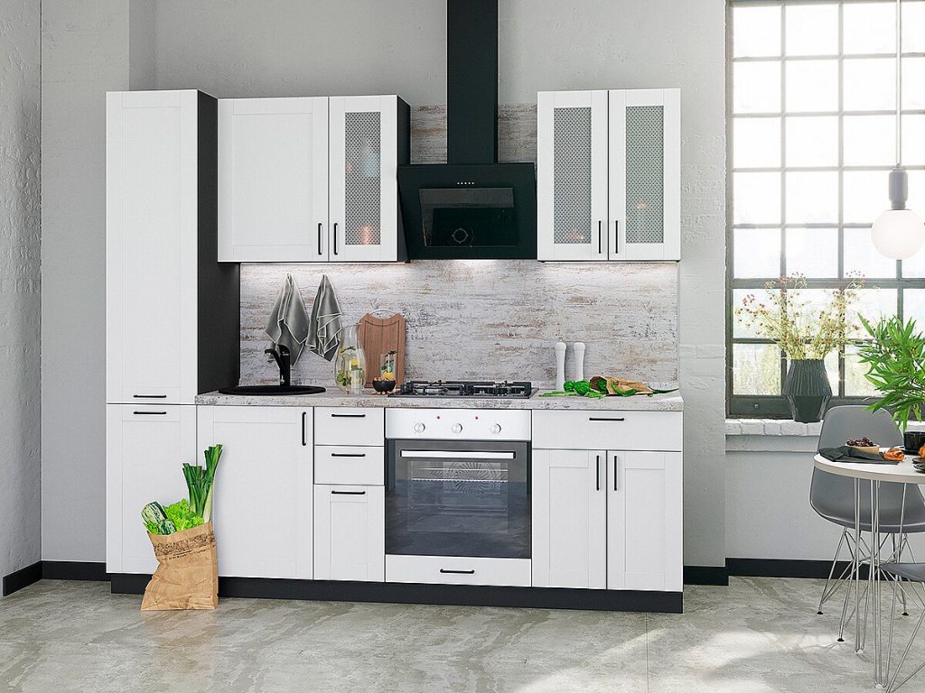 Кухня Лофт-02 Super White